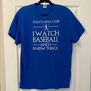 Gildan Heavy Cotton Blue T-Shirt